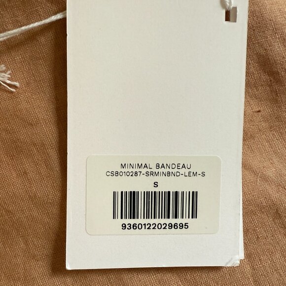 CSB Serenity Alyssa Bandeau Lemon NWT - Picture 6 of 11